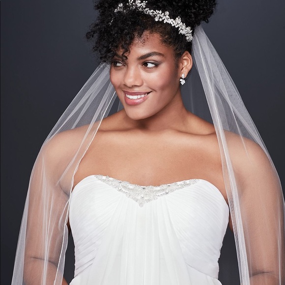 NWT David's Bridal Wedding Gown - Picture 2 of 5